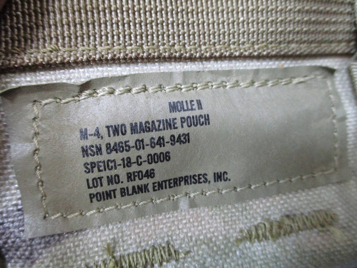 USGI Scorpion OCP MOLLE II Mag Grenade Pouch Set 5.56/.223 7 Piece Rifleman Set