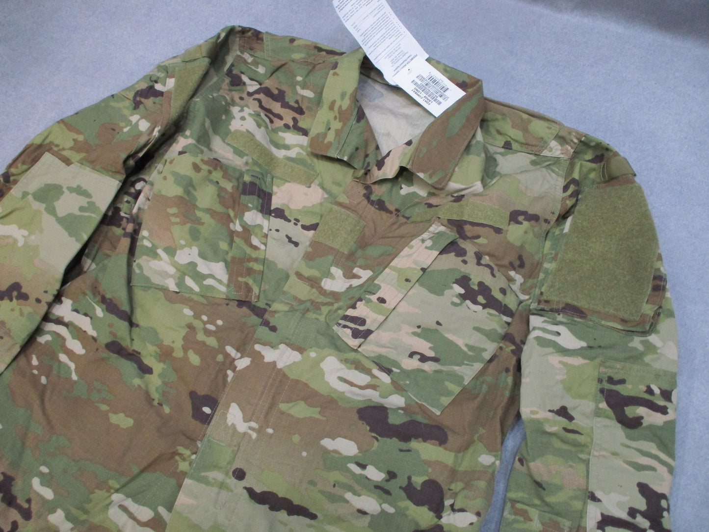 USGI Scorpion OCP Army Combat Uniform ACU Coat Large Long New Top 50/50 NYCO