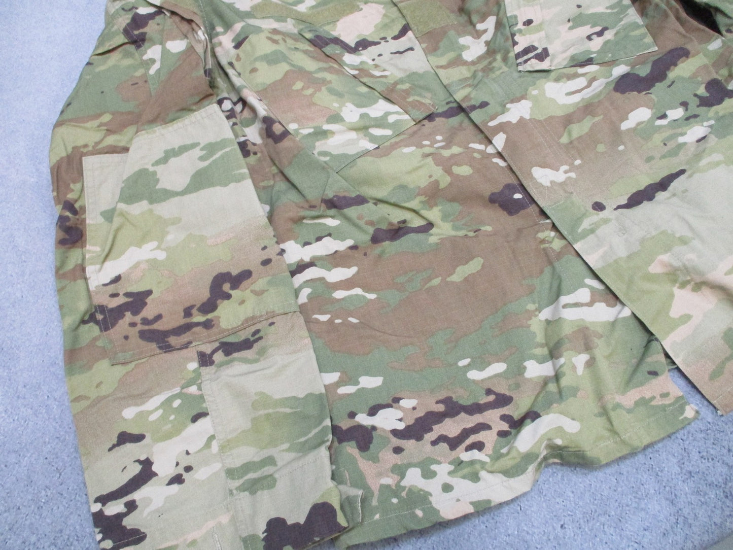 USGI Scorpion OCP Army Combat Uniform ACU Coat Large Long New Top 50/50 NYCO