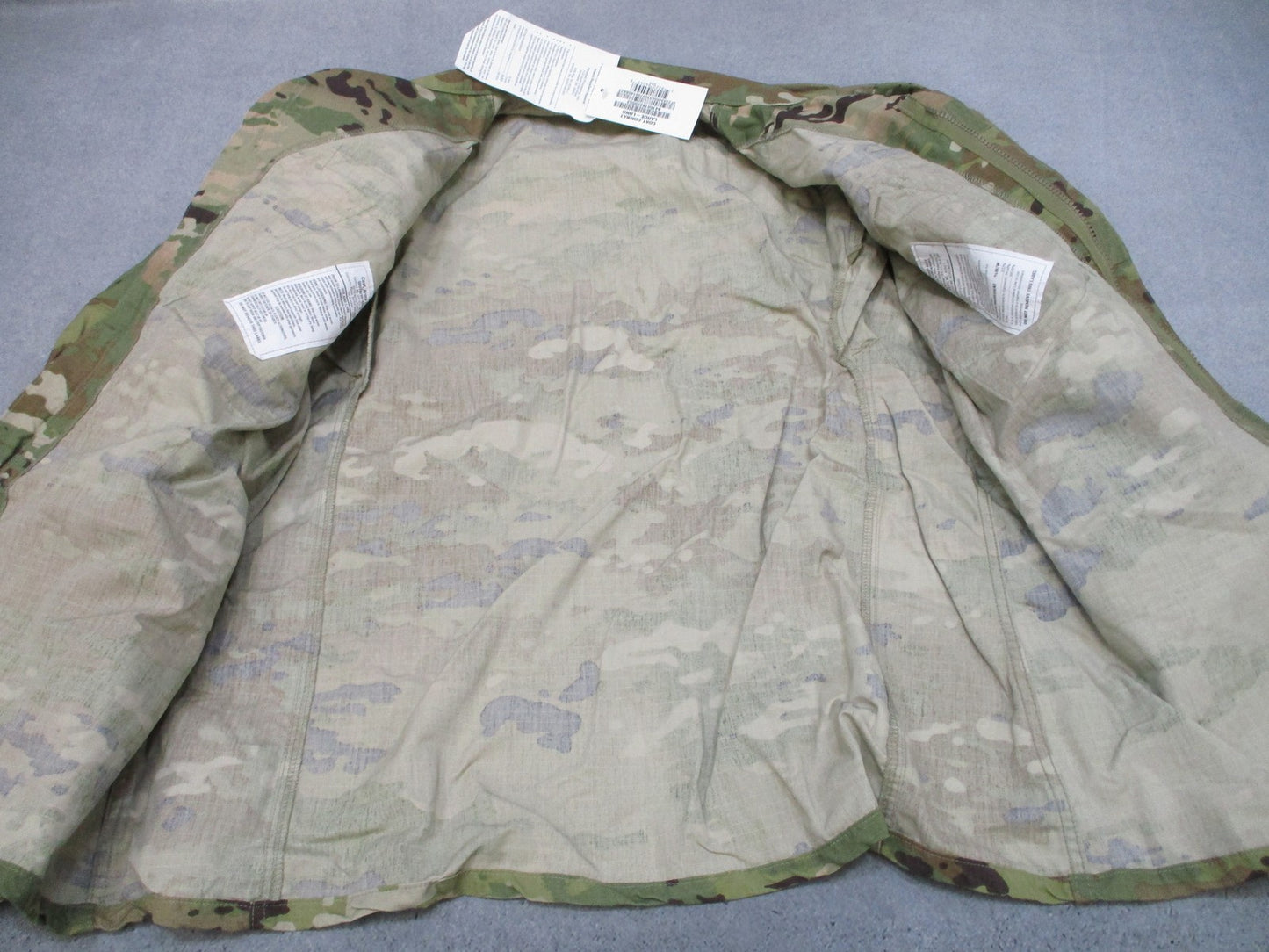 USGI Scorpion OCP Army Combat Uniform ACU Coat Large Long New Top 50/50 NYCO