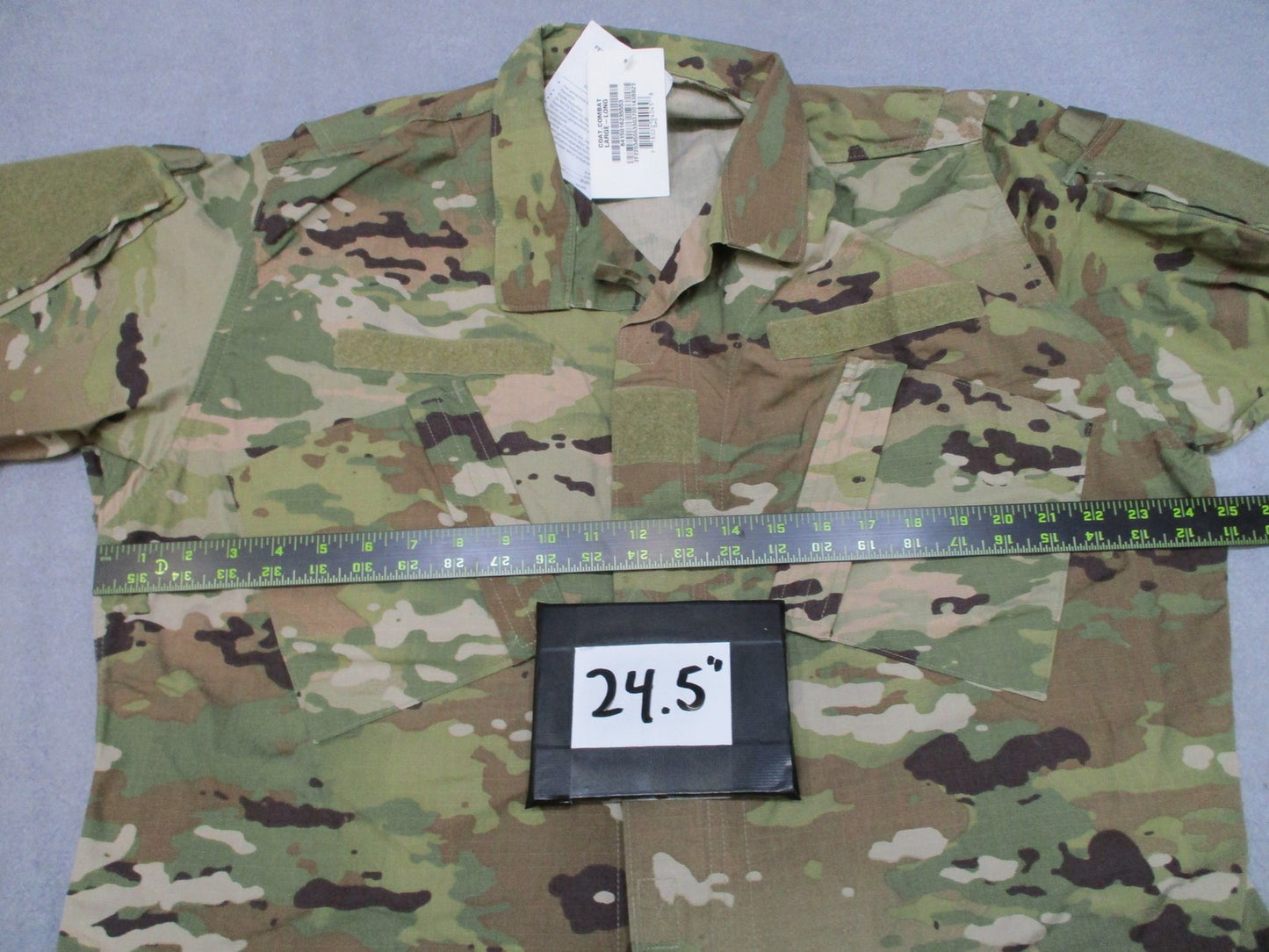 USGI Scorpion OCP Army Combat Uniform ACU Coat Large Long New Top 50/50 NYCO