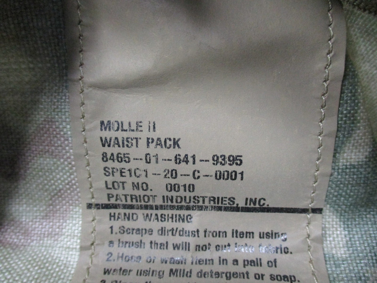 NEW USGI ARMY ISSUE OCP SCORPION W2 MOLLE II WAIST PACK ZIPPER BUTT BAG ACU 9395