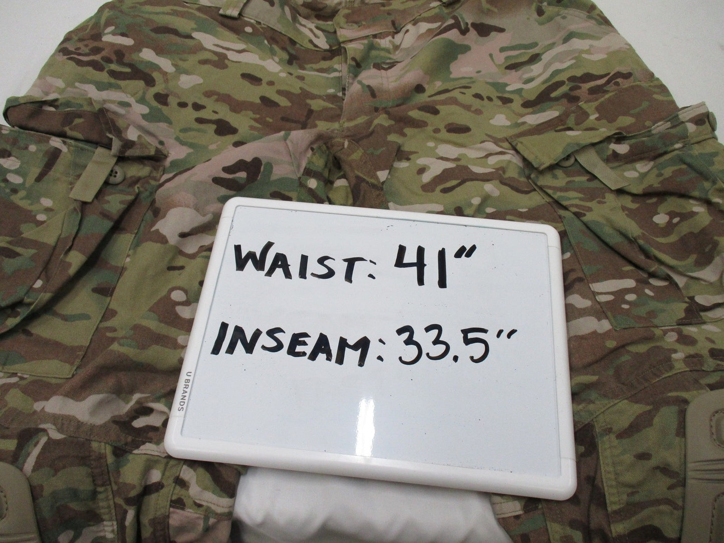 NWOT ARMY ADVANCED COMBAT PANTS W/ CRYE KNEE PAD SLOTS X-LARGE/LONG MULTICAM OCP
