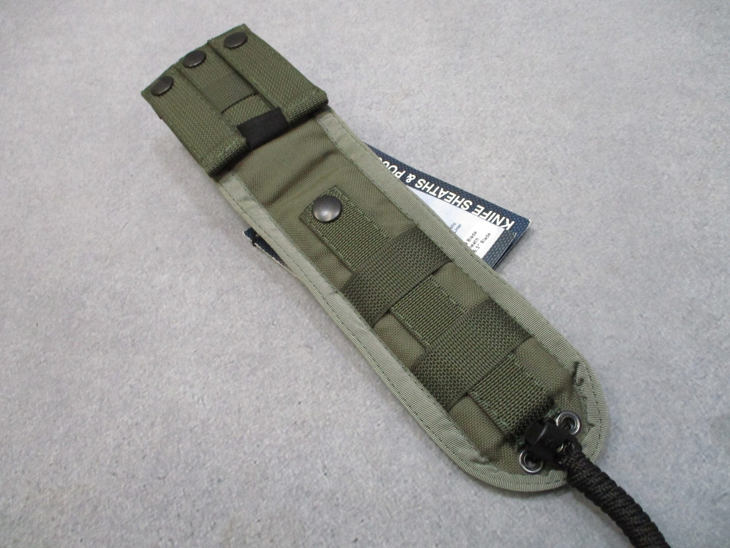 HOGUE Gear 10.5" Fixed Blade Knife Sheath Milspec Ballistic Nylon MOLLE Case