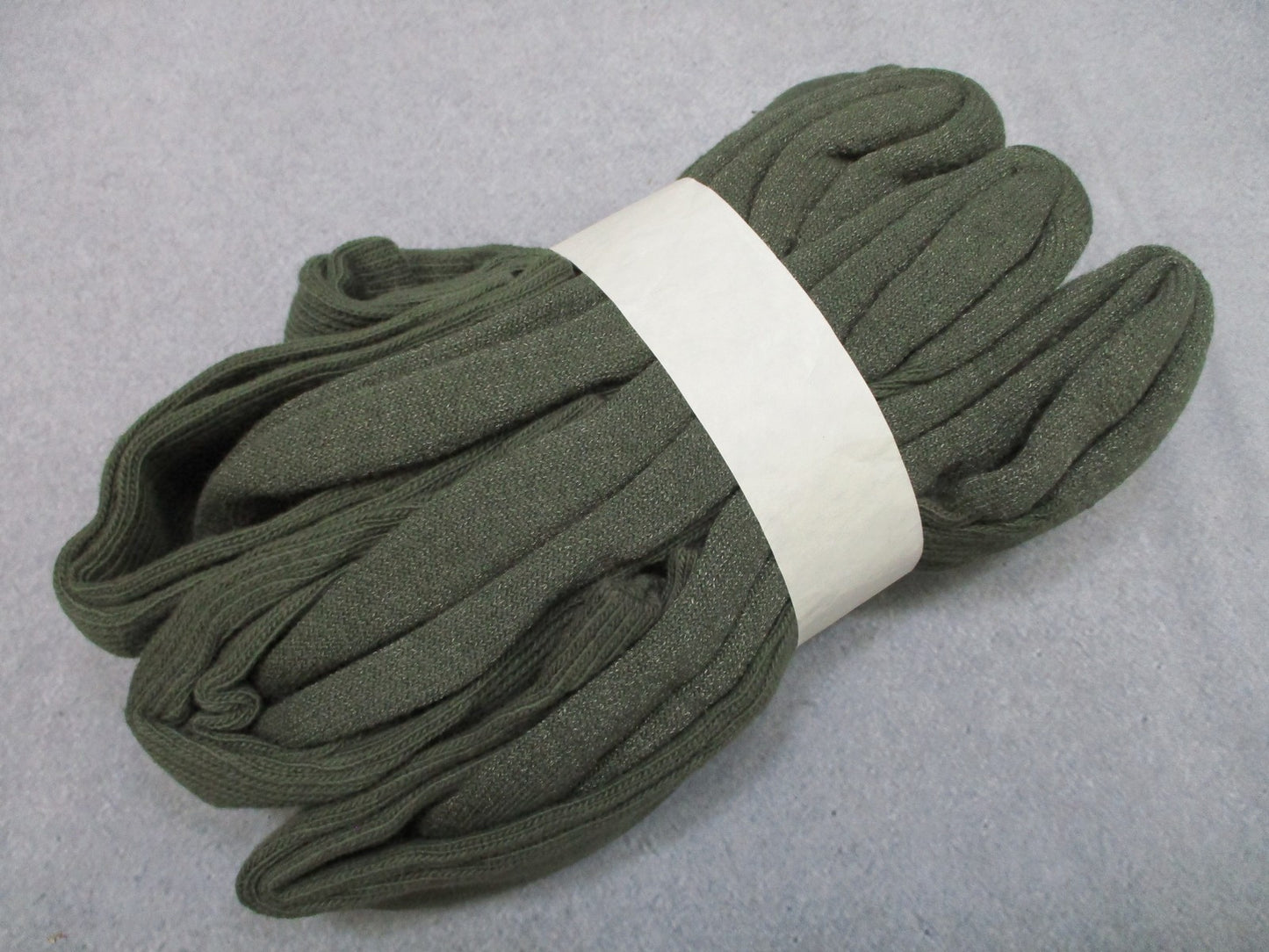 USGI Military 4 Pairs Large Olive Drab Socks 8440-00-543-7779 Silver-Coated