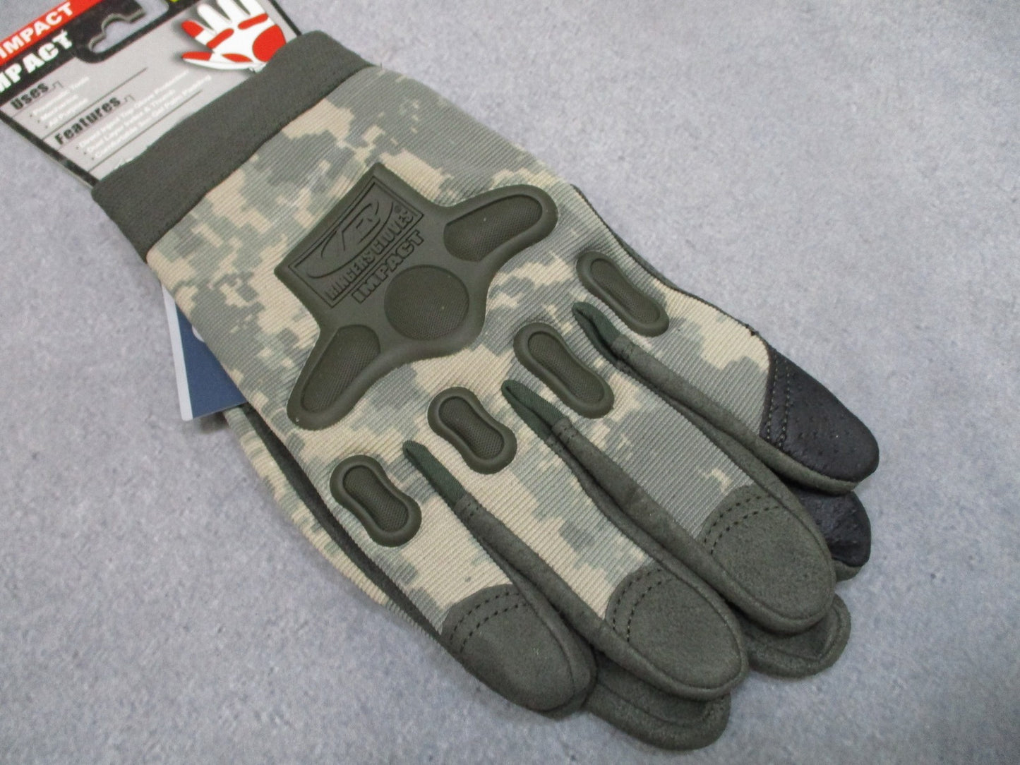 Army UCP Ringers Gloves SF Air Impact Glove ACU X-Large Tactical Work Gloves