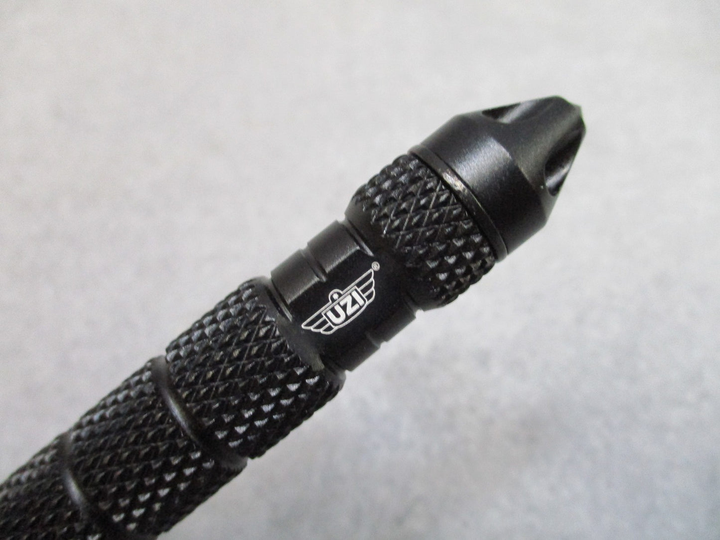 UZI Tactical Glassbreaker Pen UZI-TACPEN2-BK Carbide Tip Aircraft Aluminum New