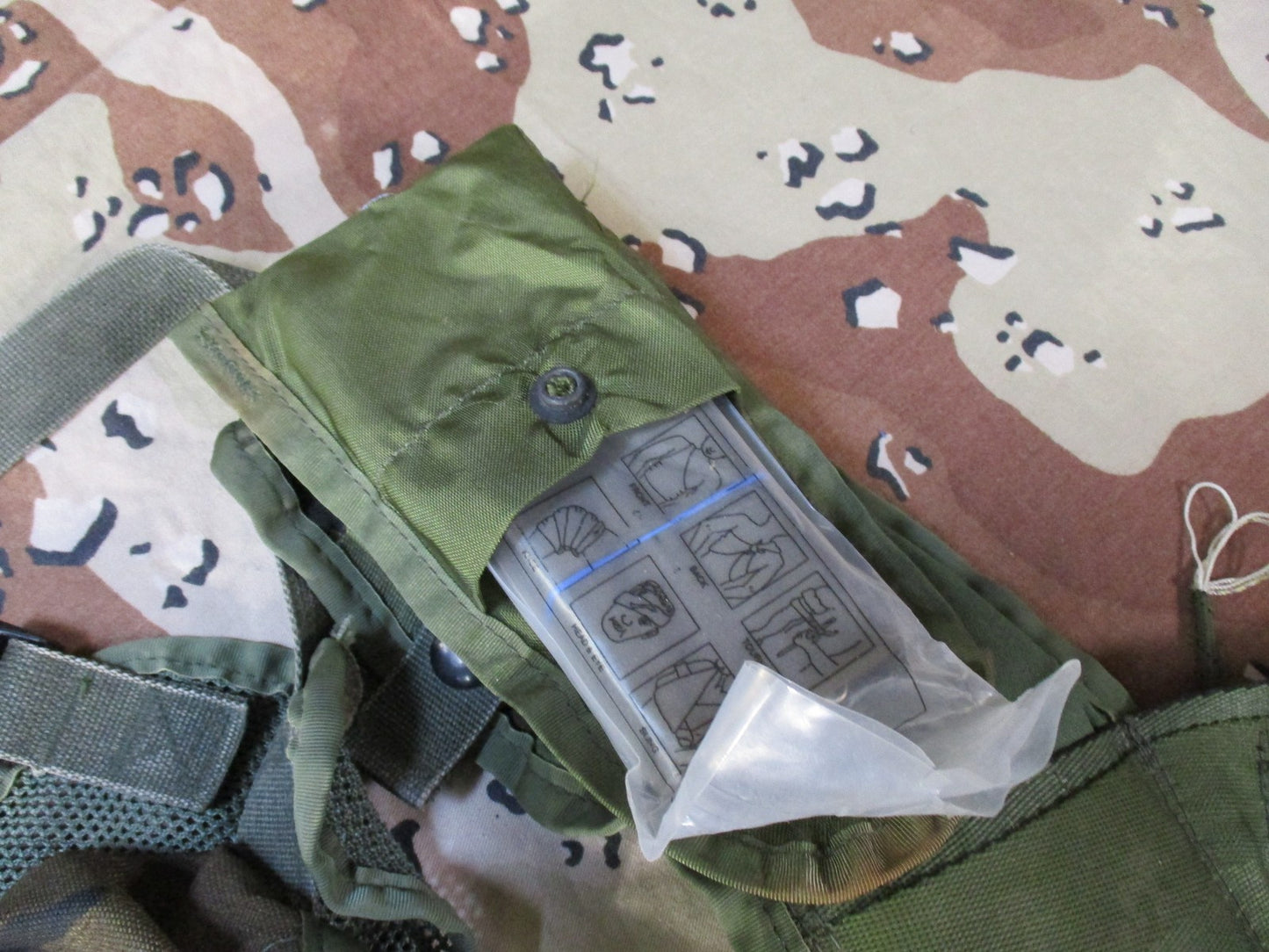 US Military Woodland Tactical Load Bearing Vest TLBV w/ Belt & Canteen Surplus