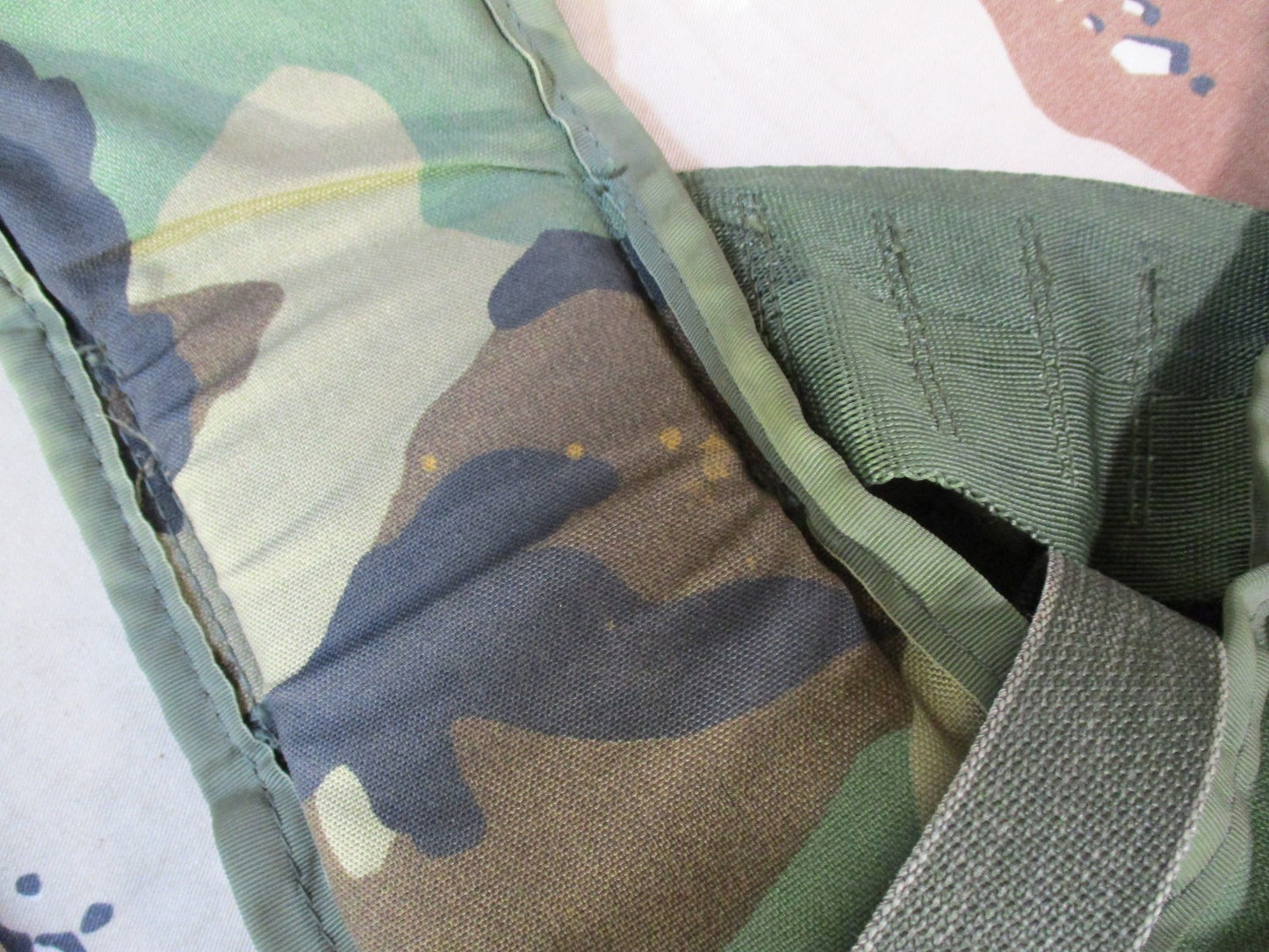 US Military Woodland Tactical Load Bearing Vest TLBV w/ Belt & Canteen Surplus