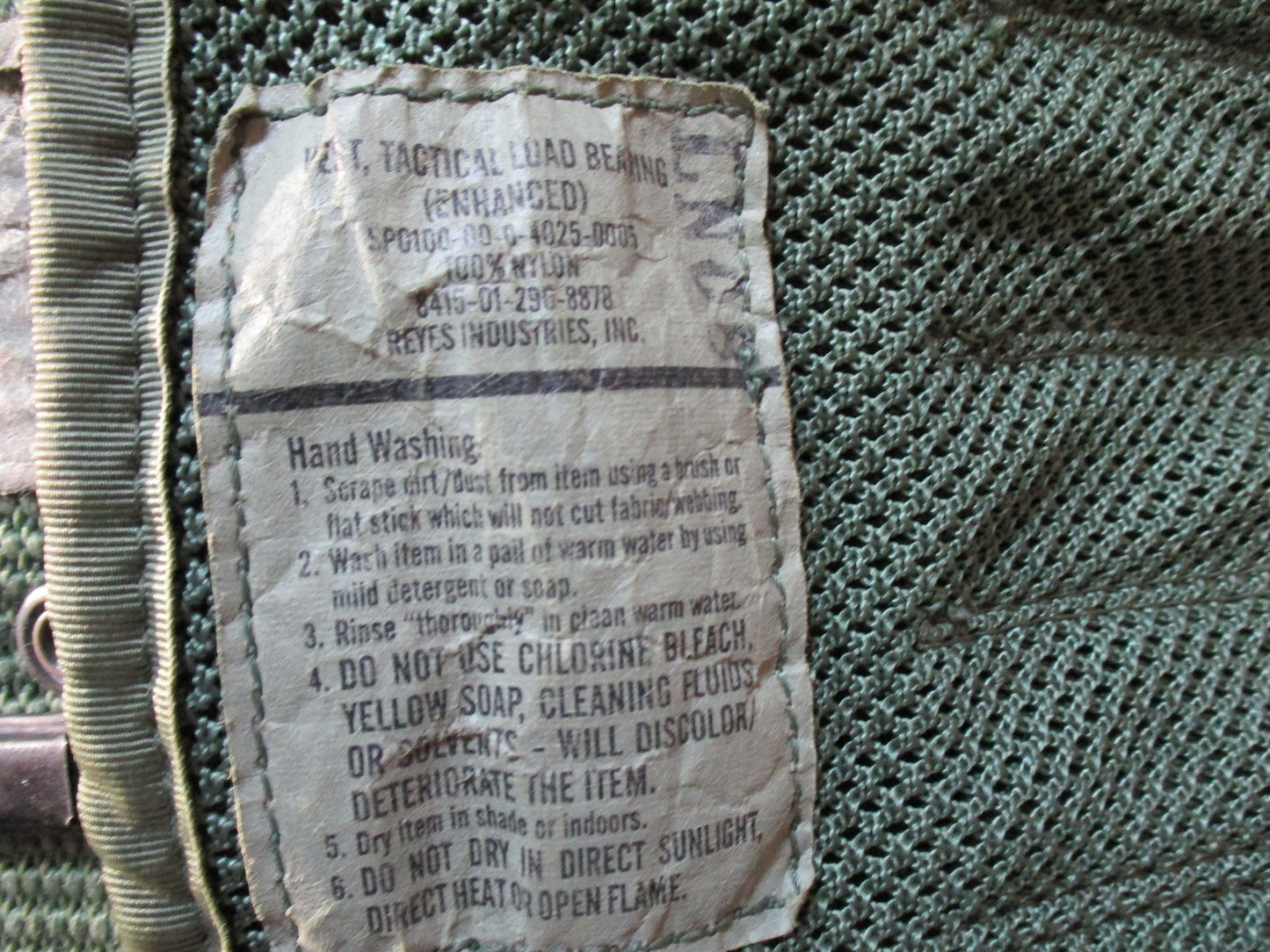 US Military Woodland Tactical Load Bearing Vest TLBV w/ Belt & Canteen Surplus