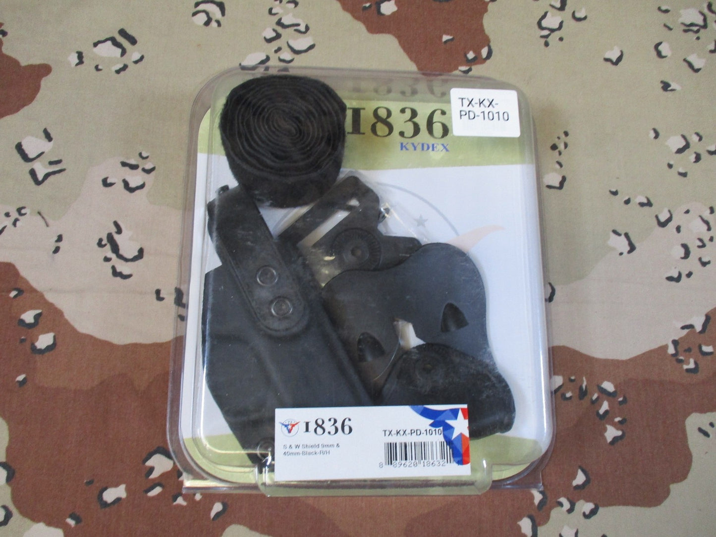 1836 Kydex Holster for S&W Shield 9mm/.40 Right Hand - Open Box