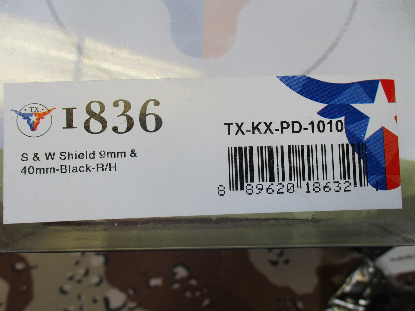 1836 Kydex Holster for S&W Shield 9mm/.40 Right Hand - Open Box
