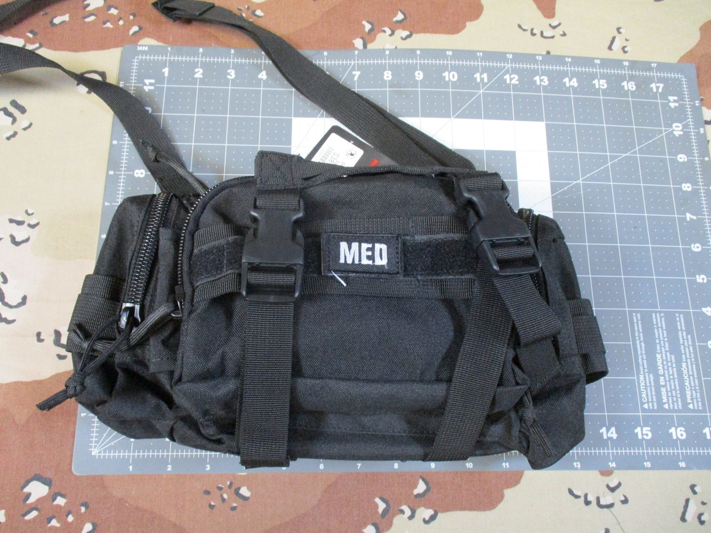 Tactical Medical Pouch MOLLE Shoulder Bag Black MED First Aid Utility Gear New