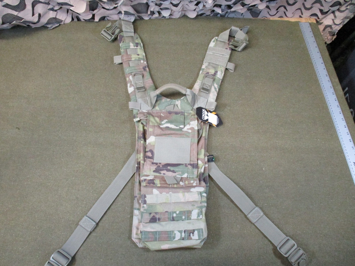 New Condor Tactical Hydration Carrier Multicam MOLLE Modular Pack Harness