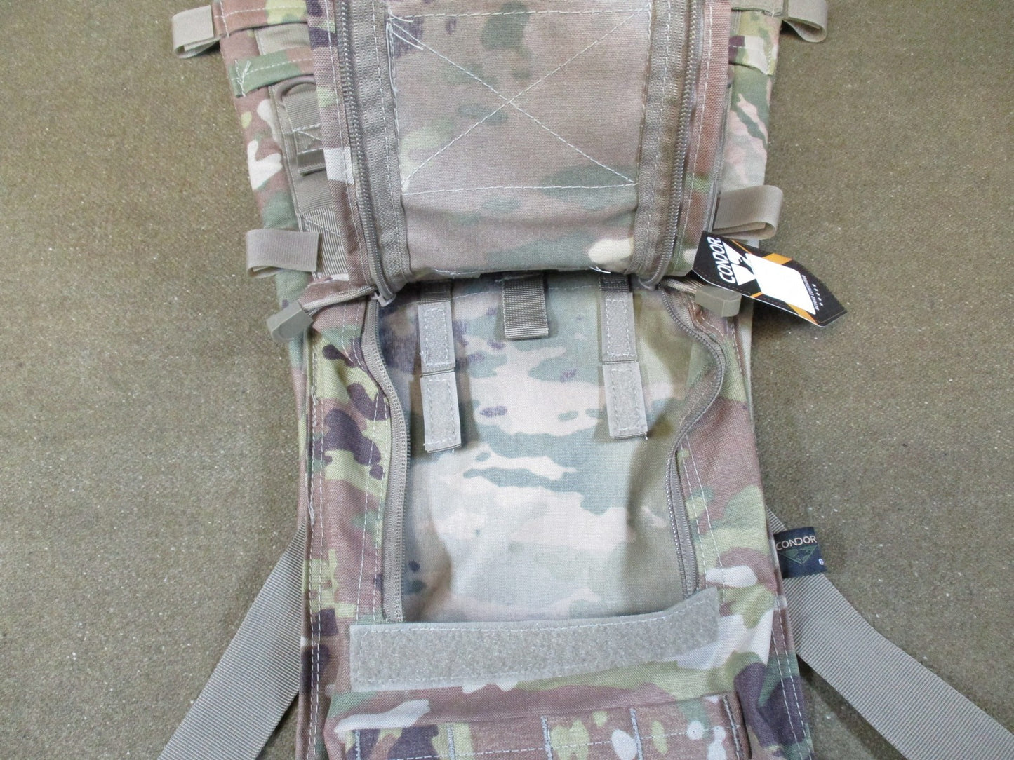 New Condor Tactical Hydration Carrier Multicam MOLLE Modular Pack Harness