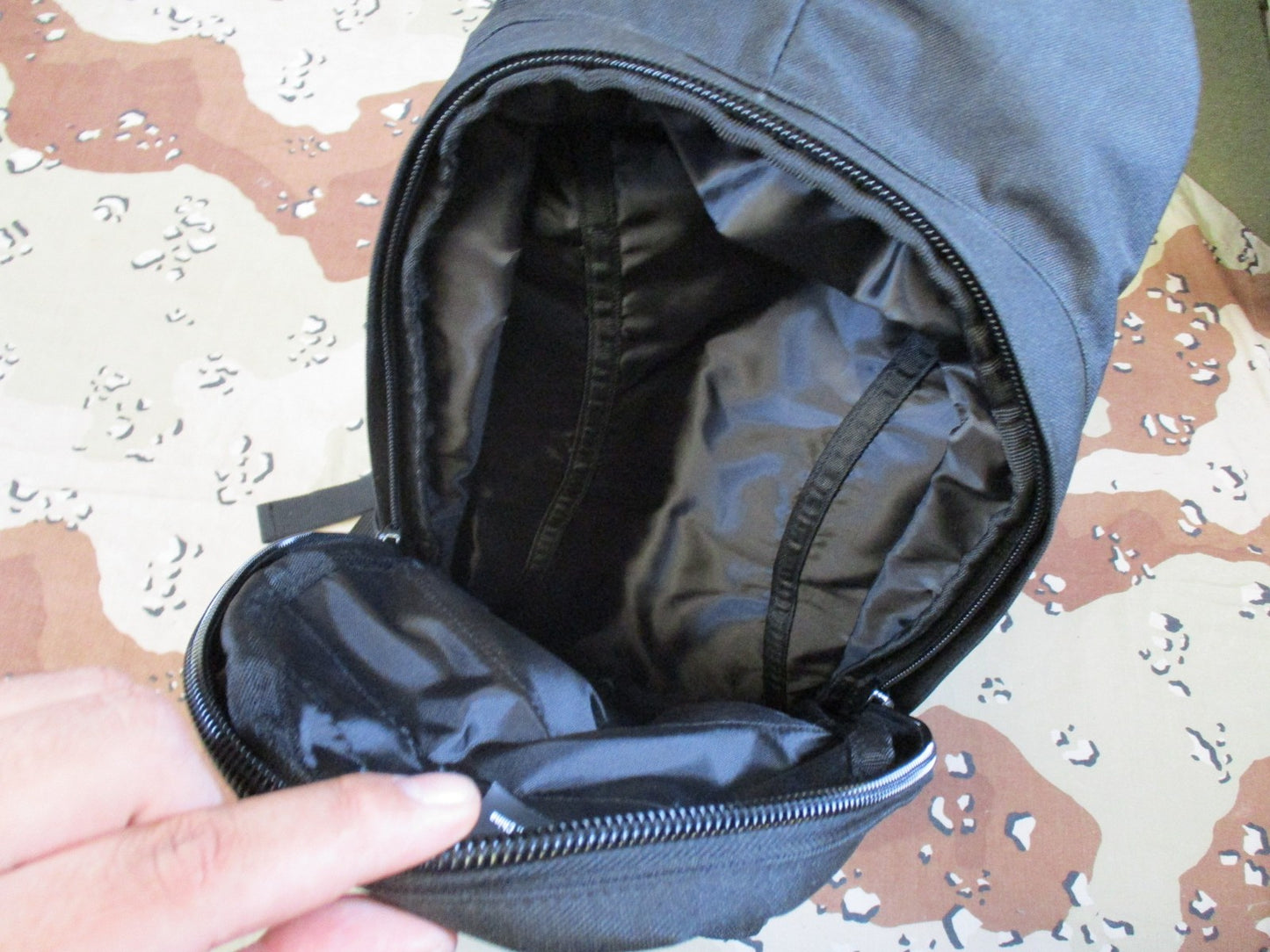 Tactical MOLLE Hydration Pack Backpack Black Modular Utility Bag