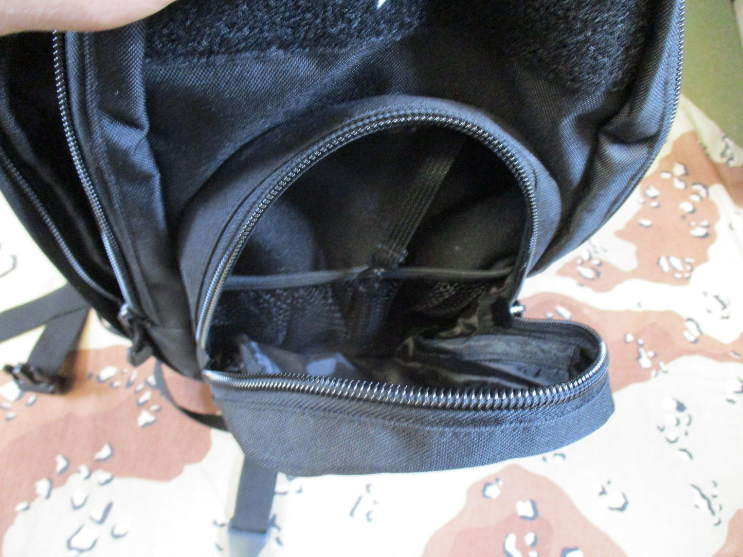 Tactical MOLLE Hydration Pack Backpack Black Modular Utility Bag