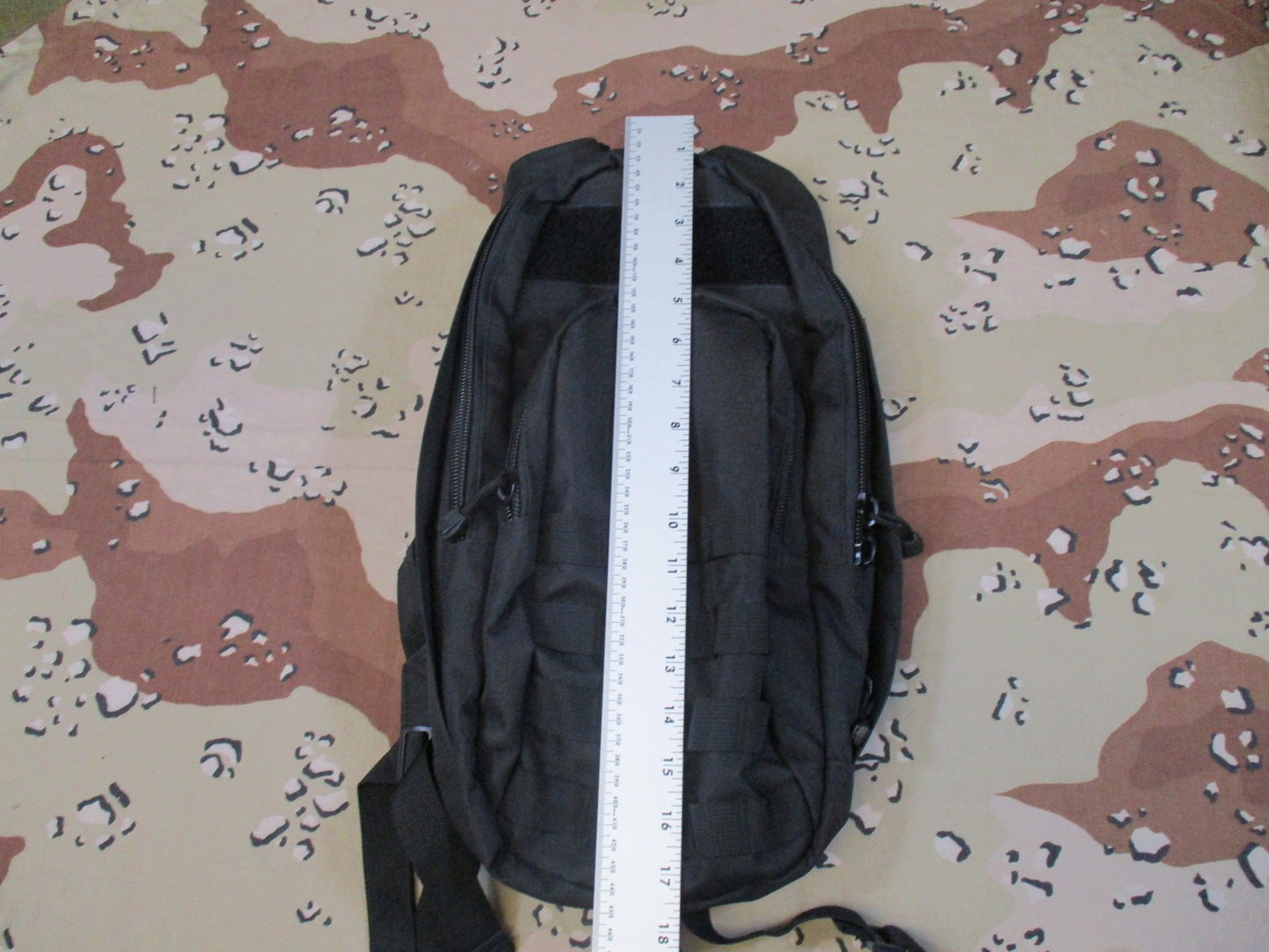 Tactical MOLLE Hydration Pack Backpack Black Modular Utility Bag