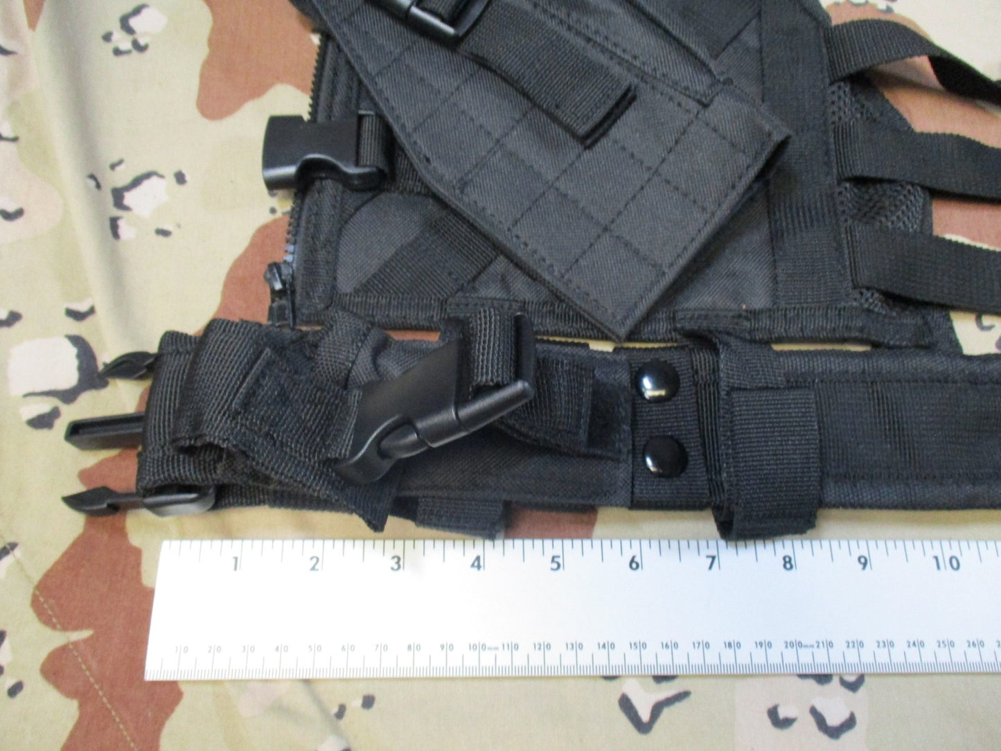 VISM youth Tactical Vest Black Adjustable Mesh Utility Gear New kids costume