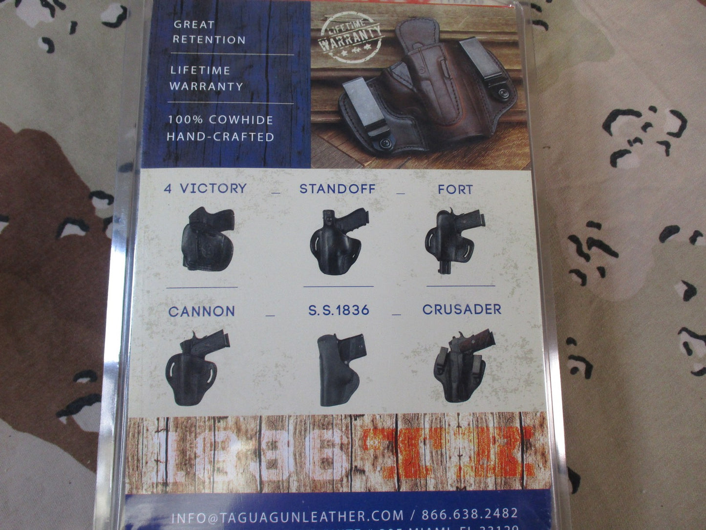 Tagua Gunleather Oathkeeper-330 Holster for glock 26 27 33 9mm  Right Hand New