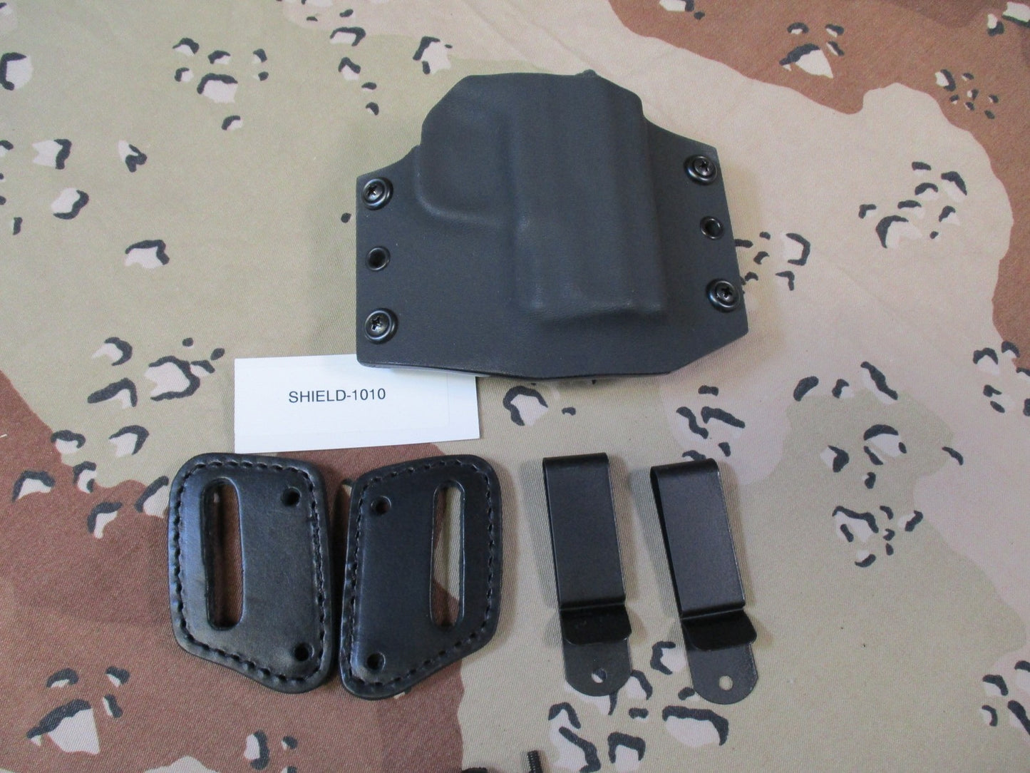 Tagua Gunleather Oathkeeper Kydex Holster for S&W Shield 9mm Right Hand Black