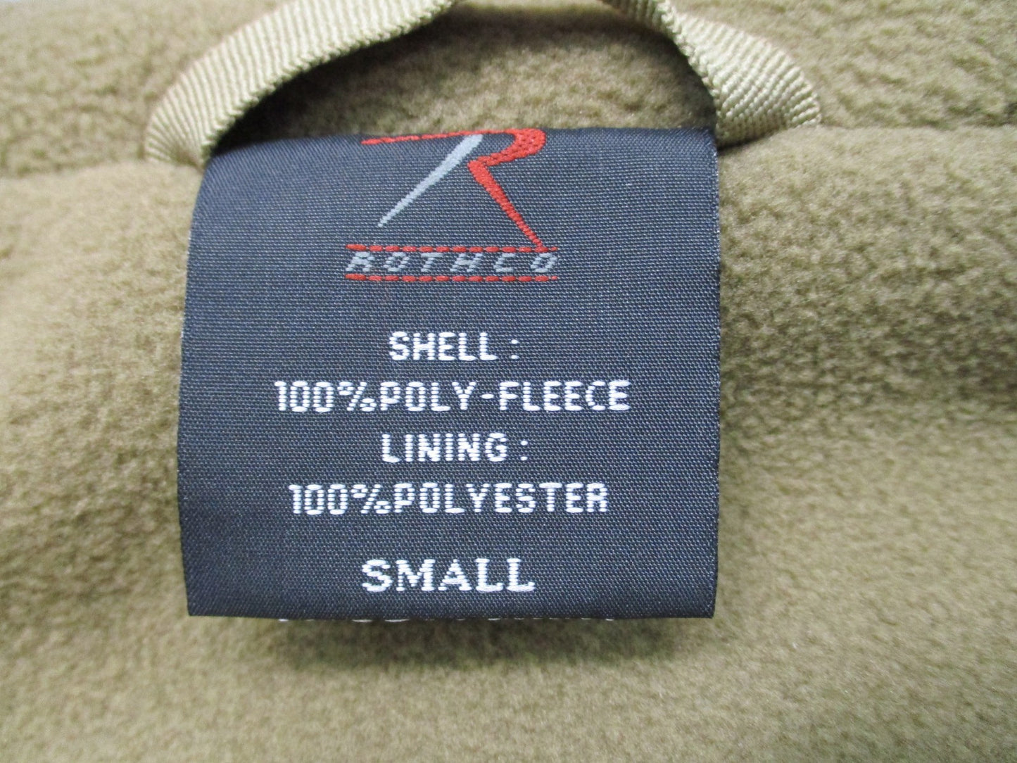 New Rothco Spec Ops Tactical Fleece Jacket Coyote Brown Size Small