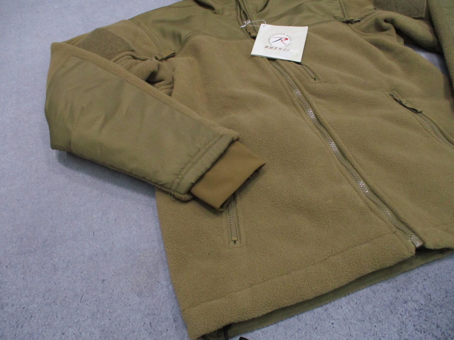 New Rothco Spec Ops Tactical Fleece Jacket Coyote Brown Size Small