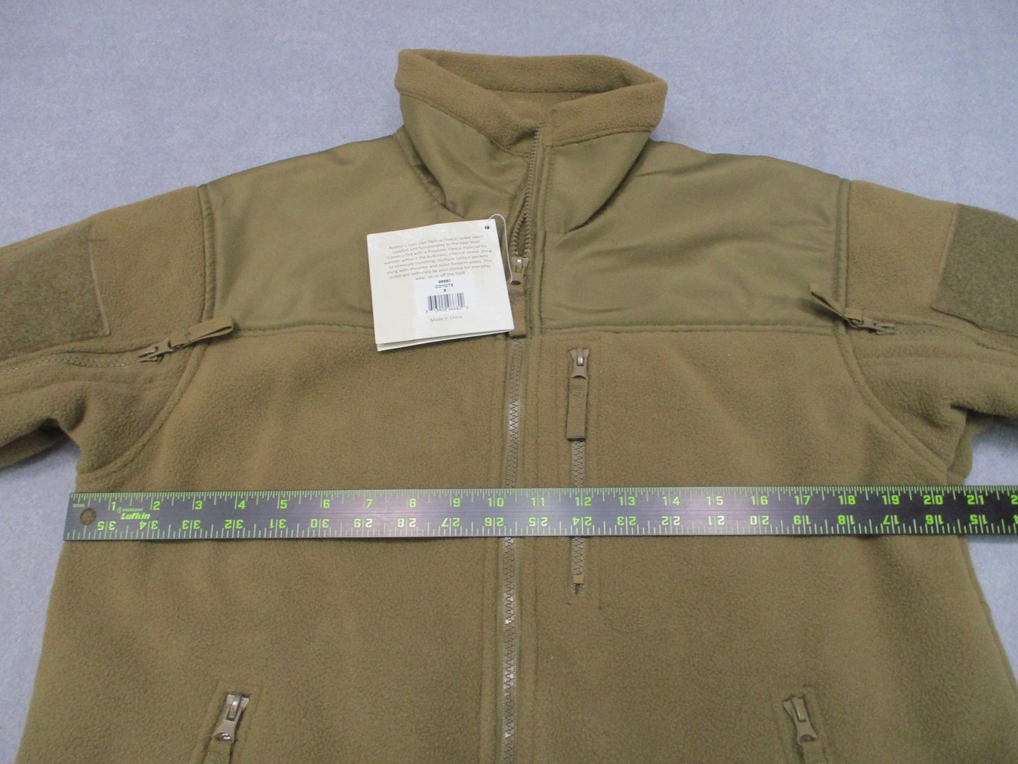 New Rothco Spec Ops Tactical Fleece Jacket Coyote Brown Size Small