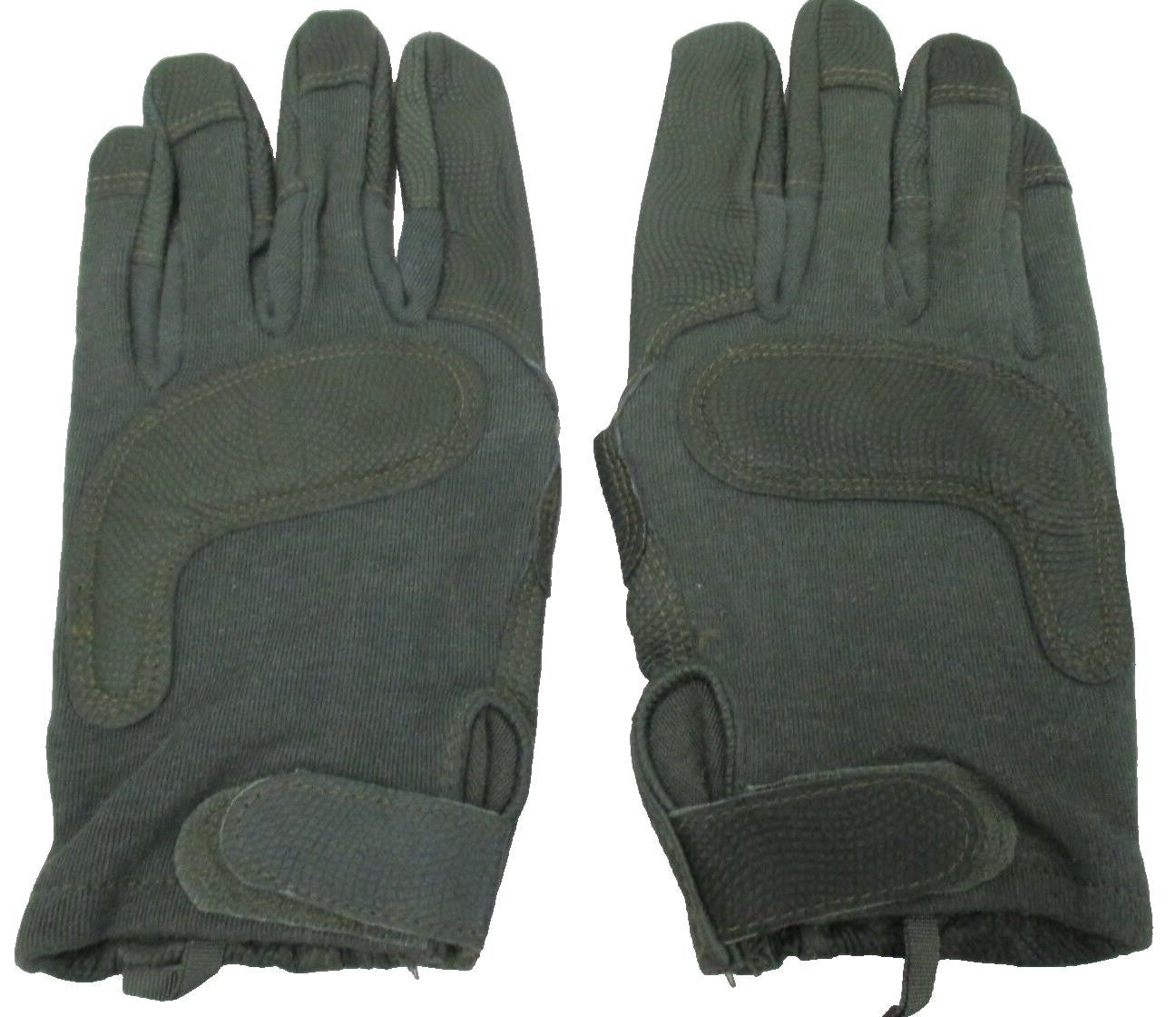 NEW MILITARY Army Combat Gloves Goat Skin Green Leather HWI X-LARGE HCG 0014
