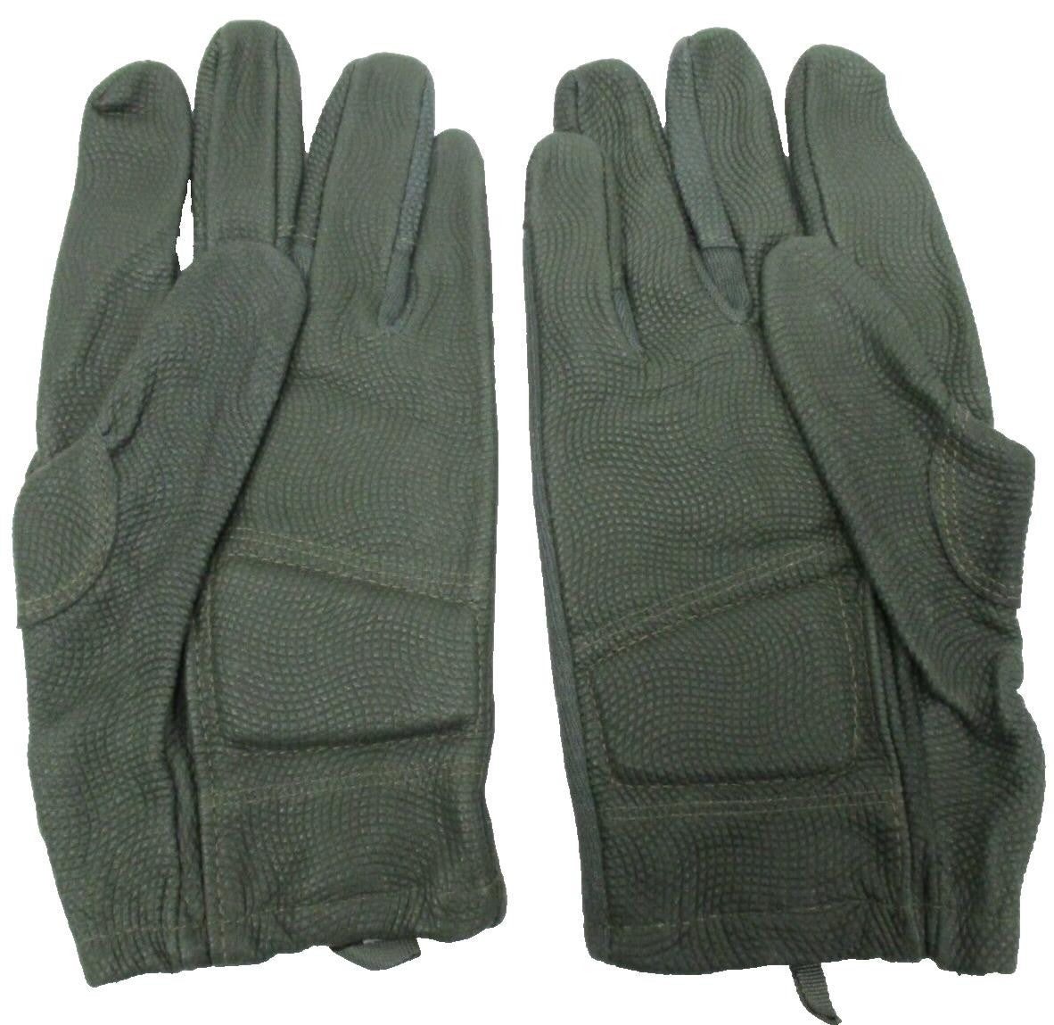 NEW MILITARY Army Combat Gloves Goat Skin Green Leather HWI X-LARGE HCG 0014