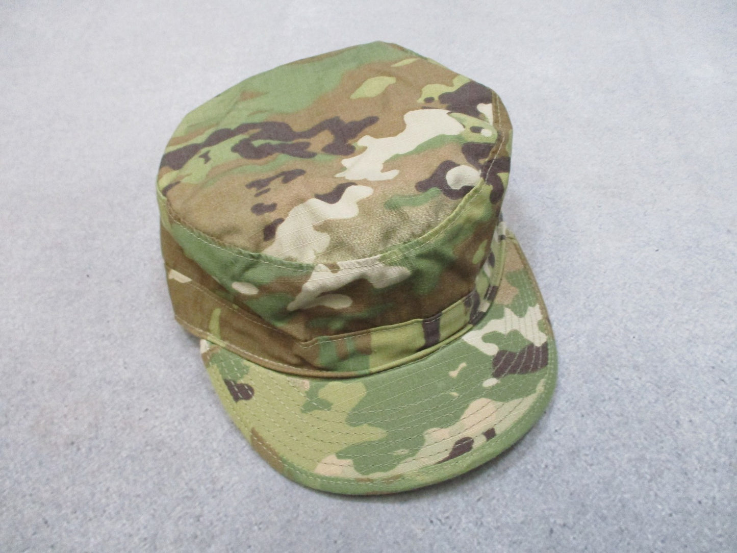 Sam Bonk Uniform Co. Patrol Cap MultiCam Size 7 3/4 Military Hat Used