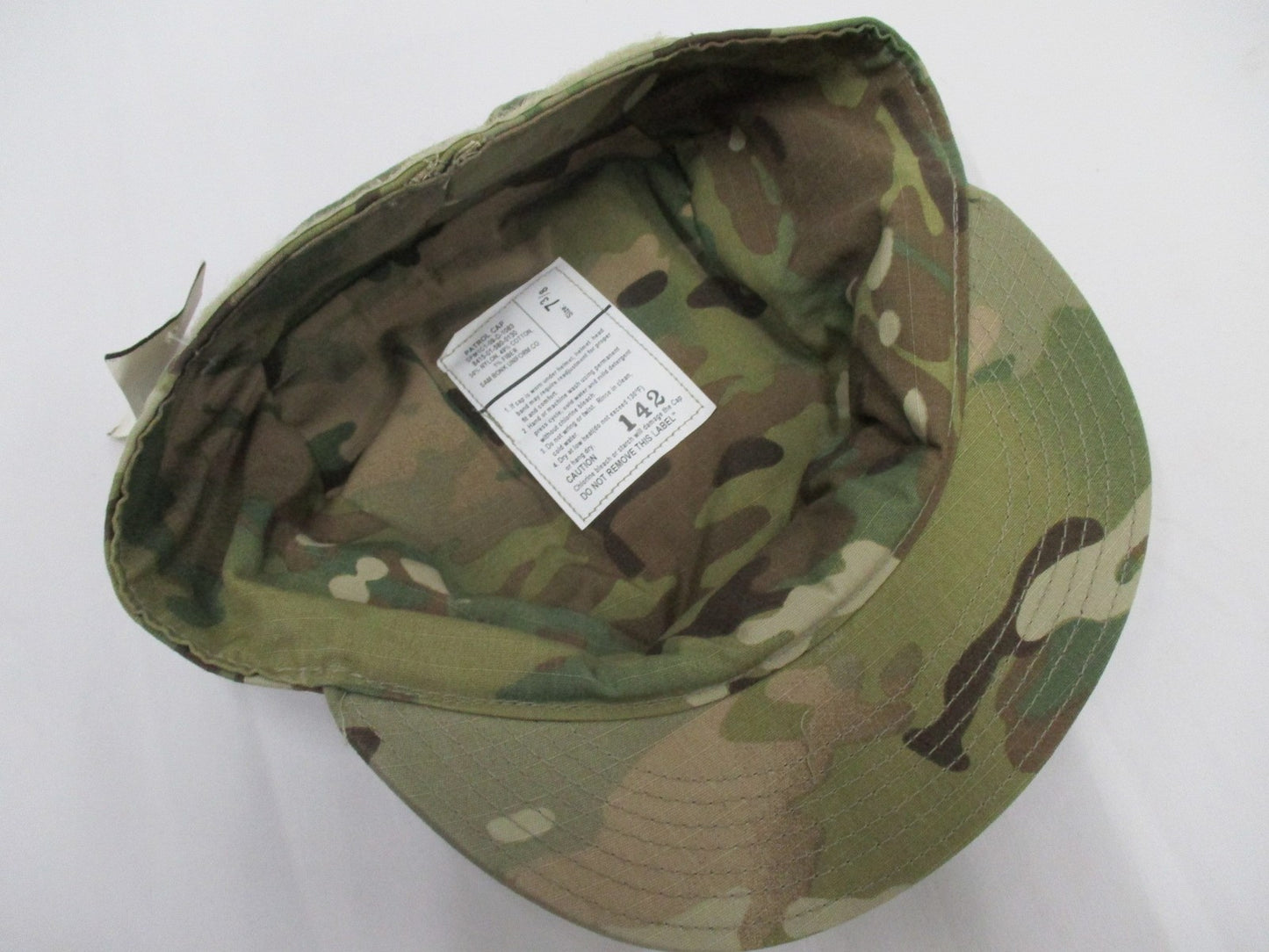 NEW ARMY OCP ORIGINAL MULTICAM PATROL CAP HEADGEAR COVER SIZE: 7-3/8 LARGE PC