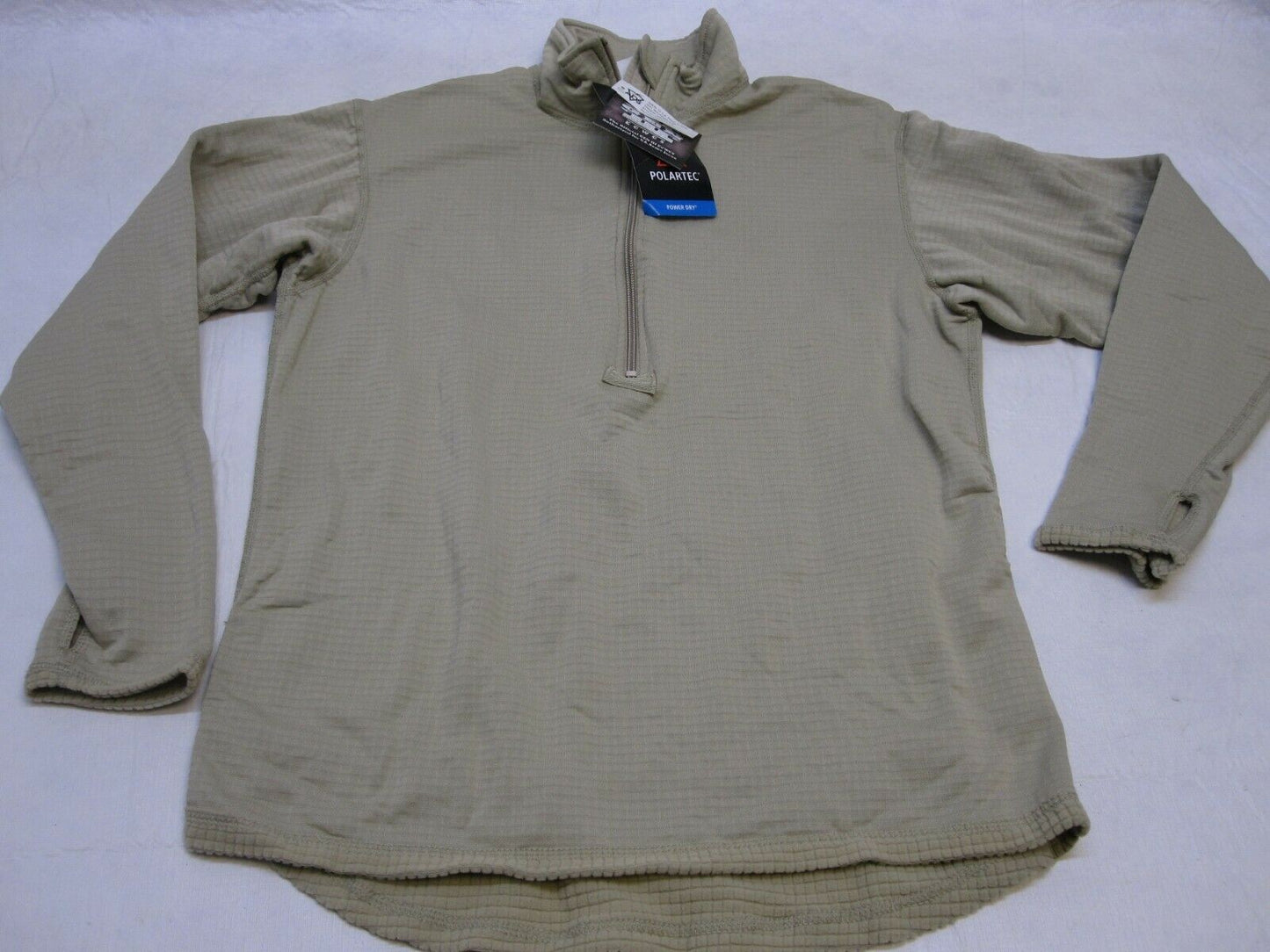NEW GEN III ARMY TAN WAFFLE TOP 2XL/LONG GRID FLEECE MID-WEIGHT SHIRT LEVEL 2