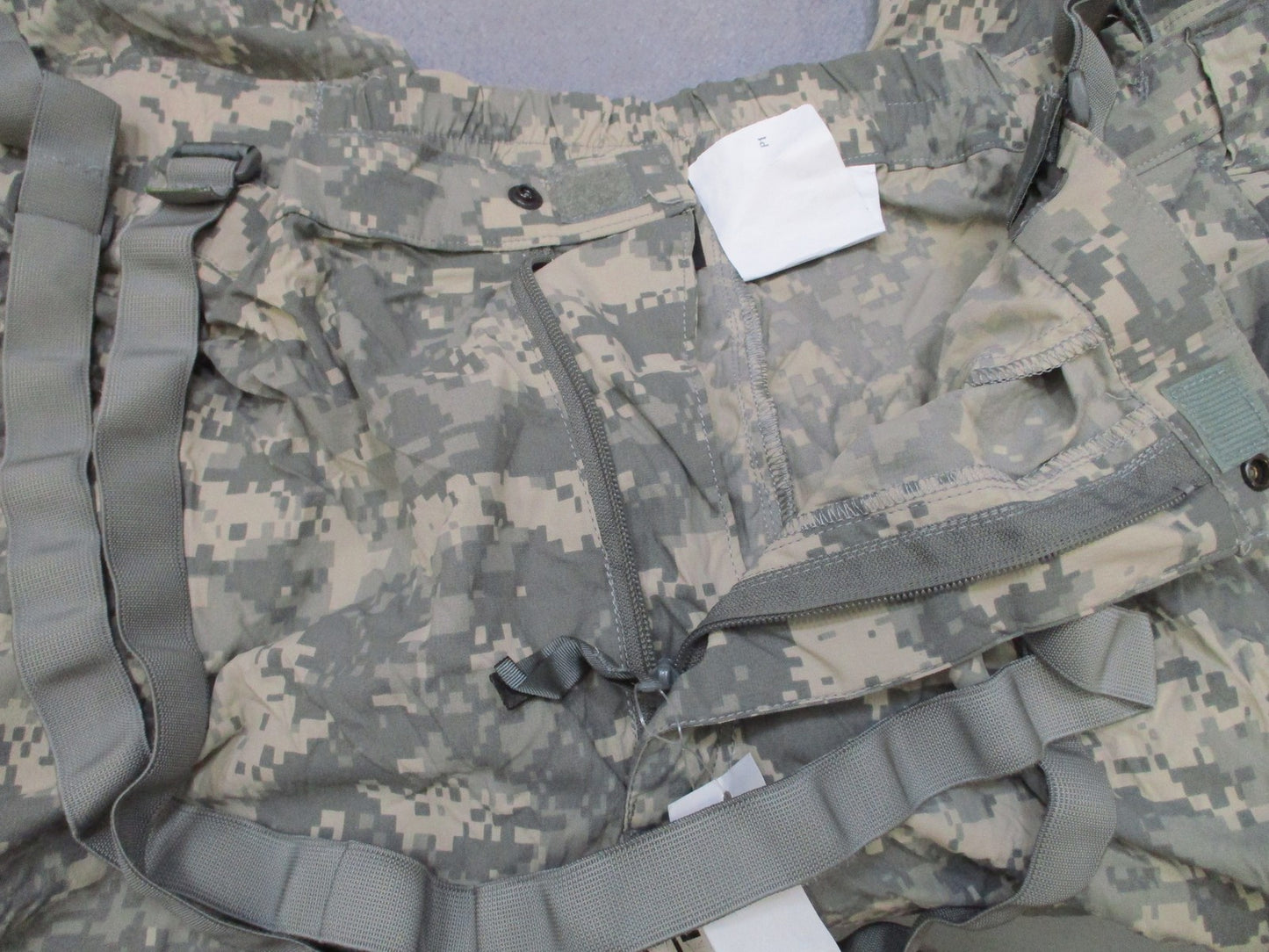 US Army ECWCS Soft Shell Cold Weather Trousers ACU Digital Camo XXL-L New