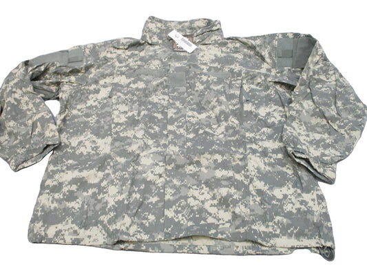 ADS ECWCS Jacket Soft Shell Cold Weather ACU Camo XXL-L Nylon Spandex NEW