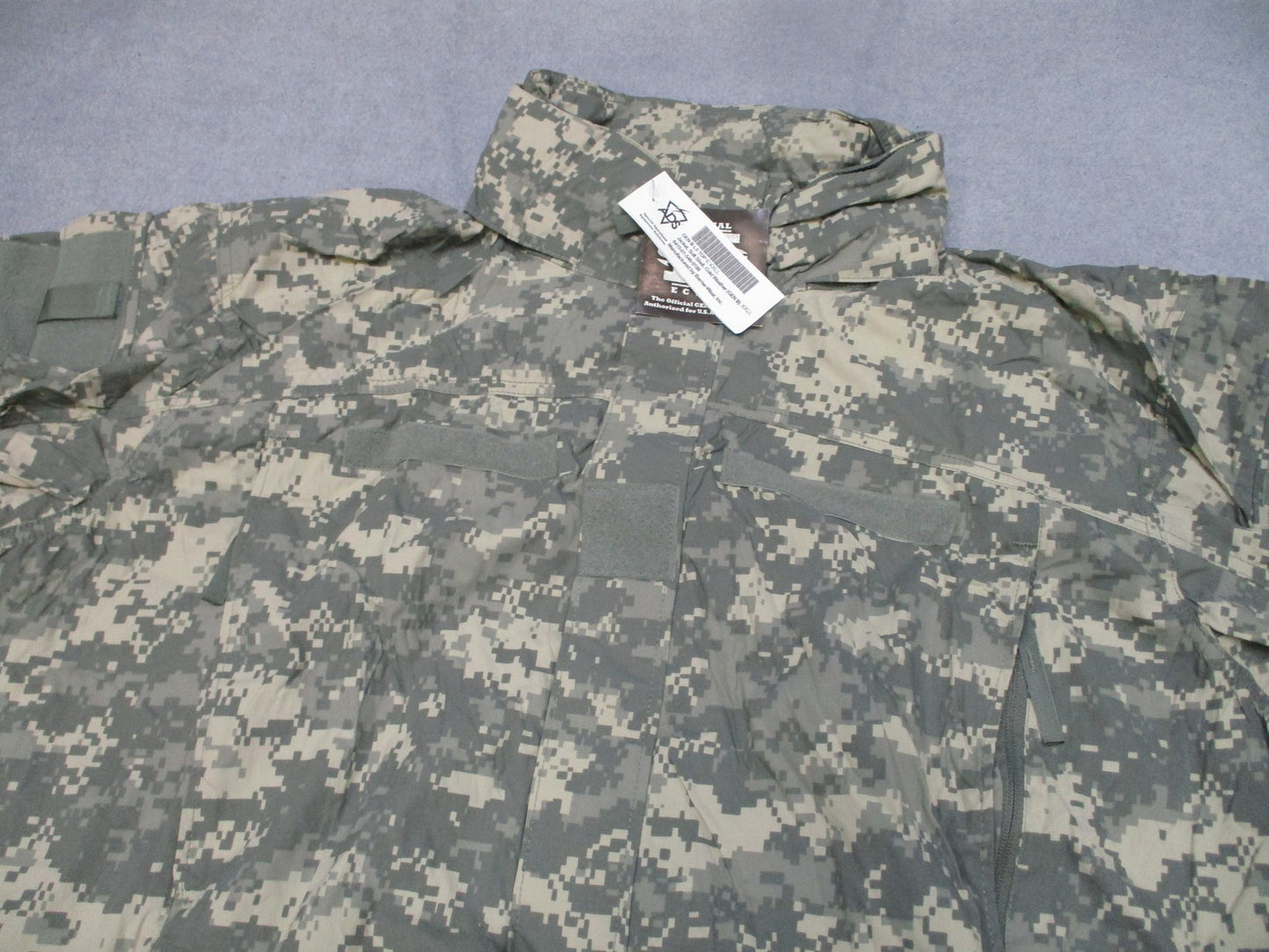 ADS ECWCS Jacket Soft Shell Cold Weather ACU Camo XXL-L Nylon Spandex NEW