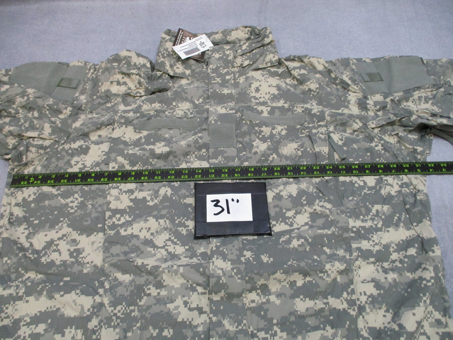 ADS ECWCS Jacket Soft Shell Cold Weather ACU Camo XXL-L Nylon Spandex NEW