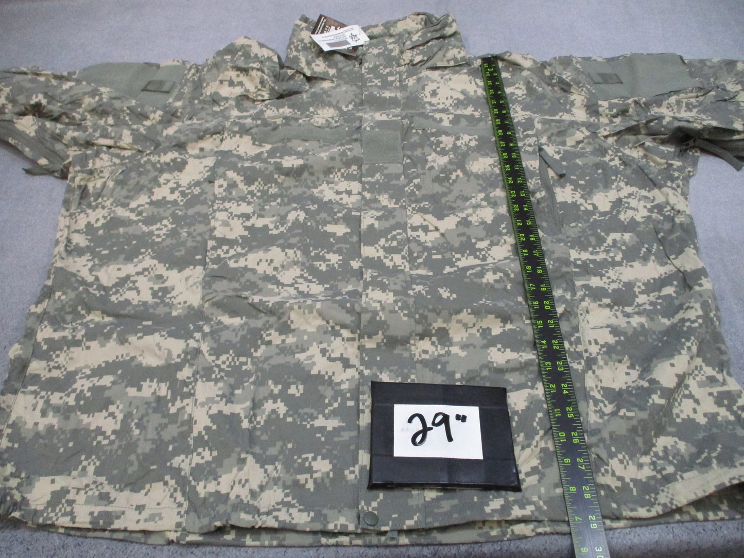 ADS ECWCS Jacket Soft Shell Cold Weather ACU Camo XXL-L Nylon Spandex NEW