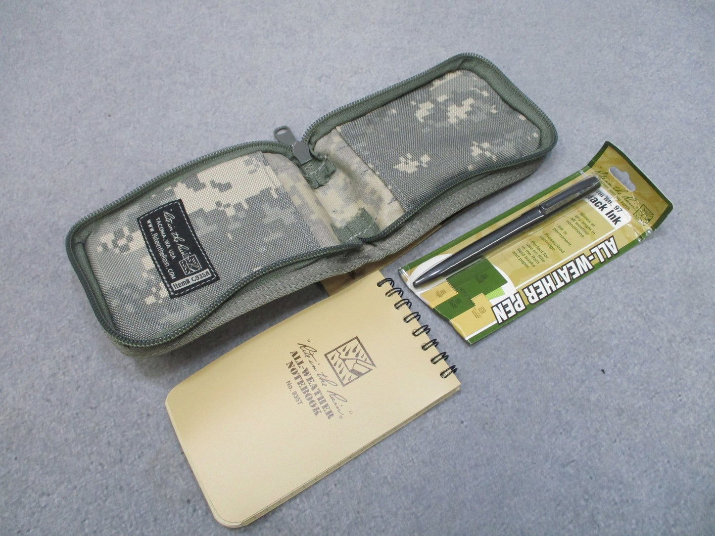 Rite in the Rain 935A-KIT All-Weather Notebook Kit ACU Cover Pen UCP