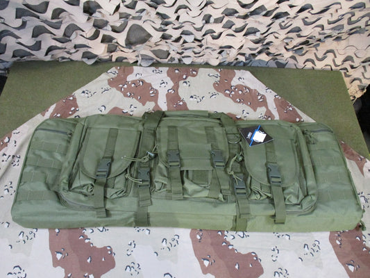 VISM by NcStar Tactical double Rifle Case Olive Drab MOLLE Padded Bag