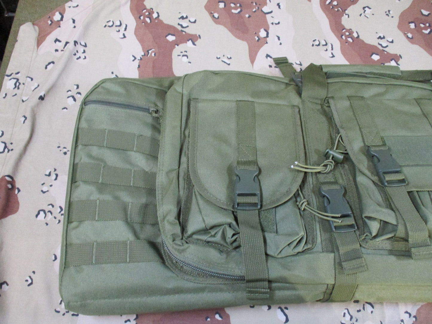 VISM by NcStar Tactical double Rifle Case Olive Drab MOLLE Padded Bag