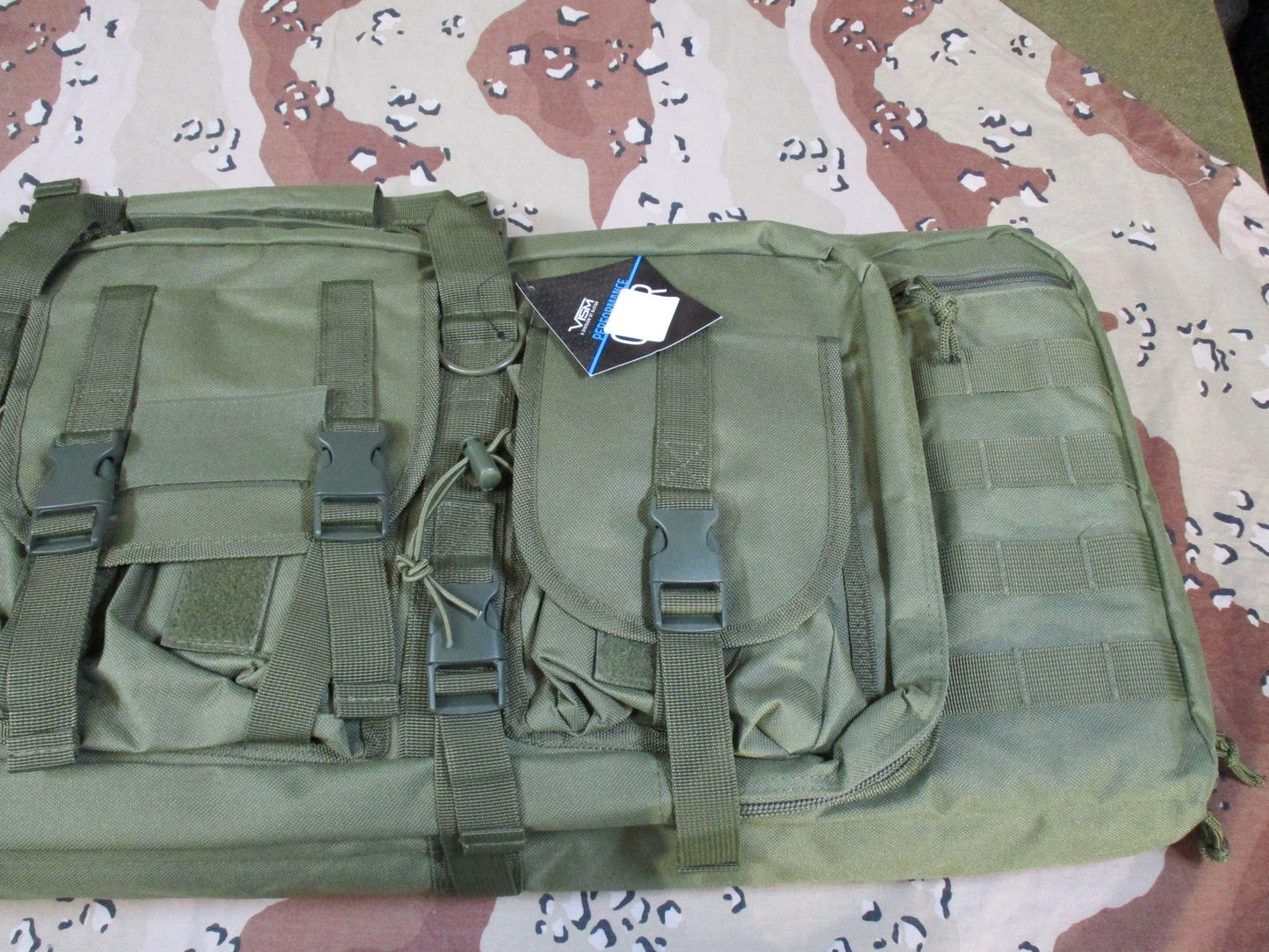 VISM by NcStar Tactical double Rifle Case Olive Drab MOLLE Padded Bag