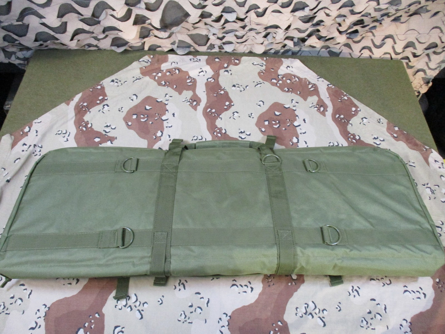 VISM by NcStar Tactical double Rifle Case Olive Drab MOLLE Padded Bag