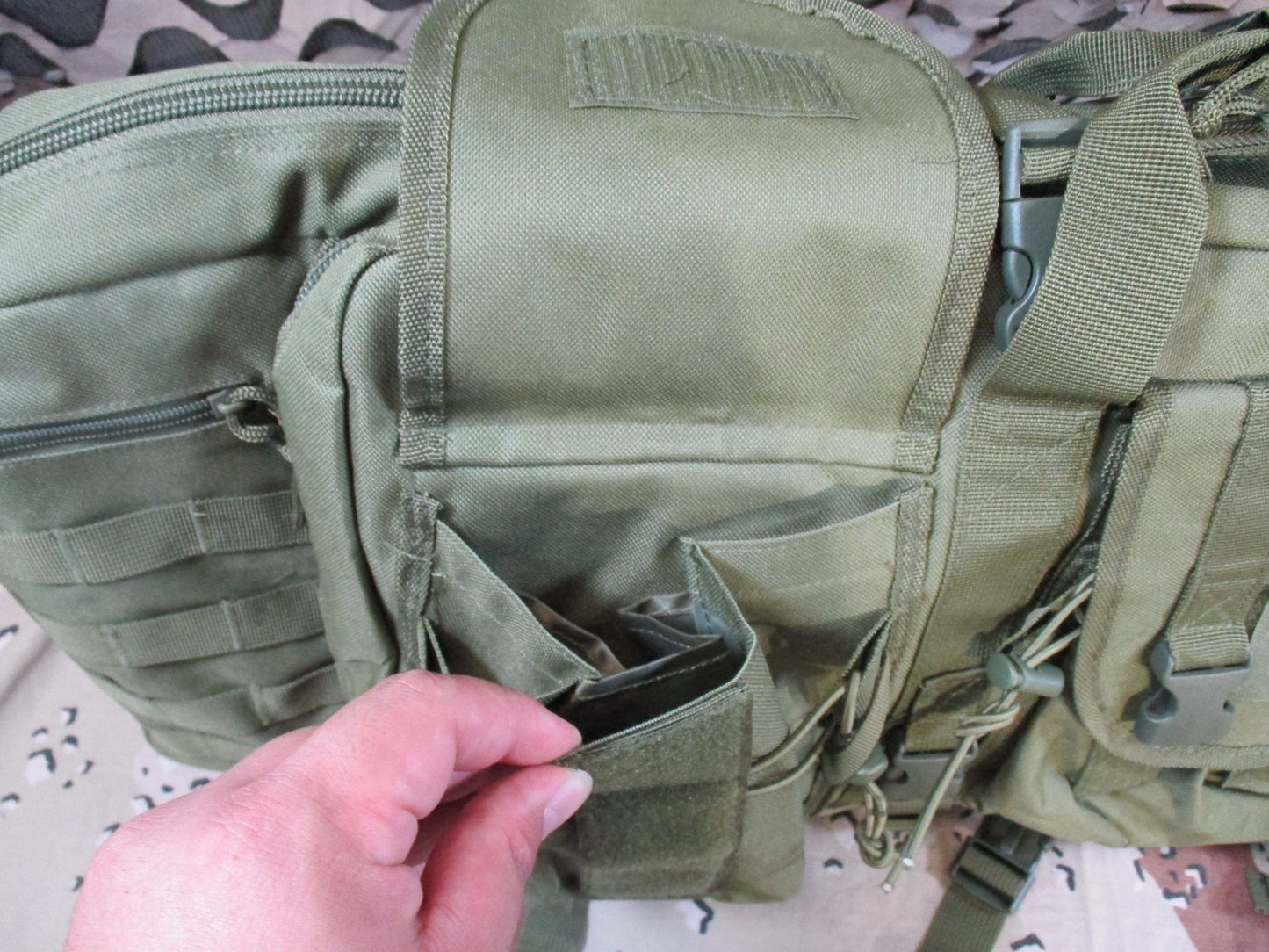 VISM by NcStar Tactical double Rifle Case Olive Drab MOLLE Padded Bag