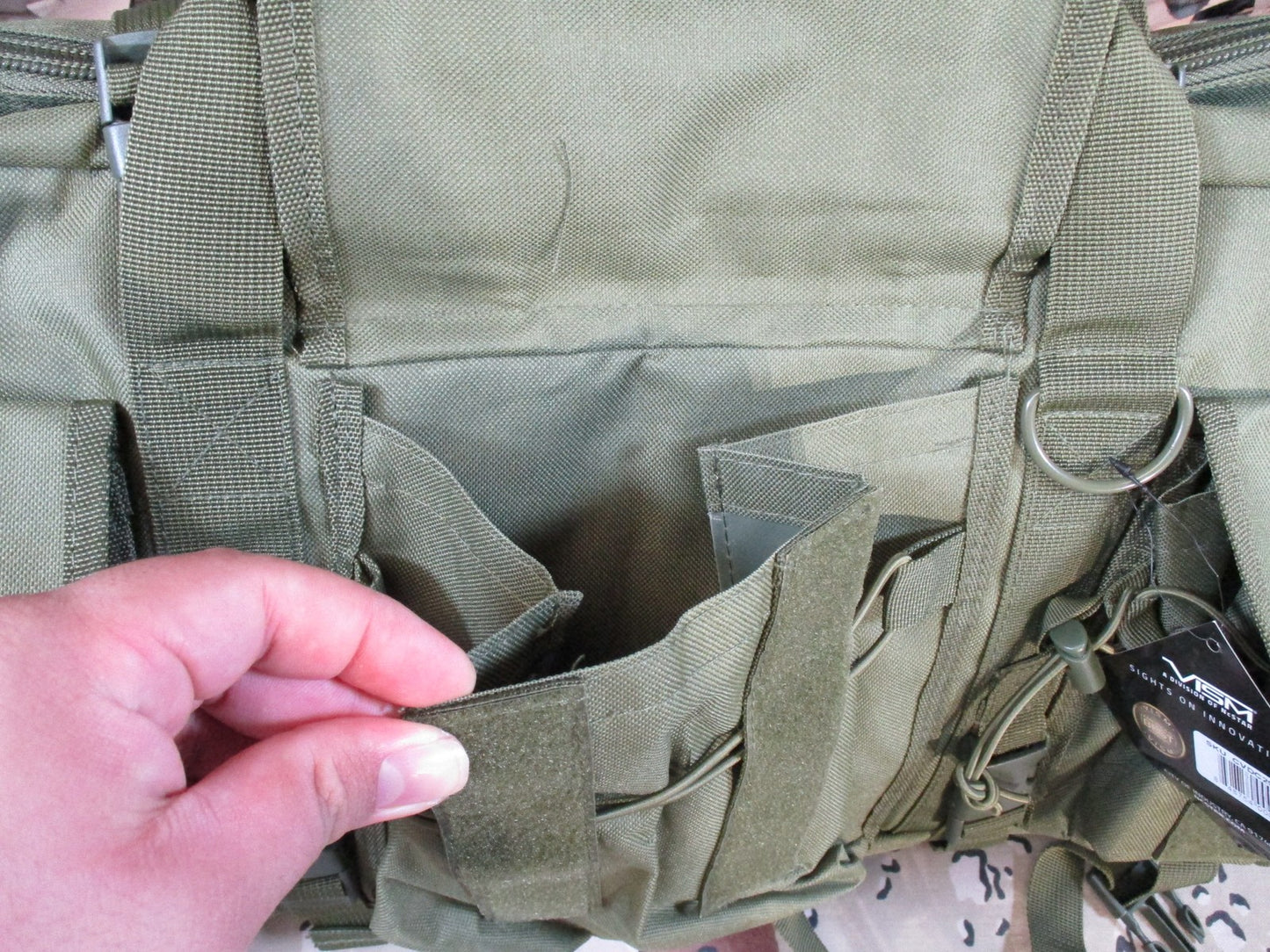 VISM by NcStar Tactical double Rifle Case Olive Drab MOLLE Padded Bag