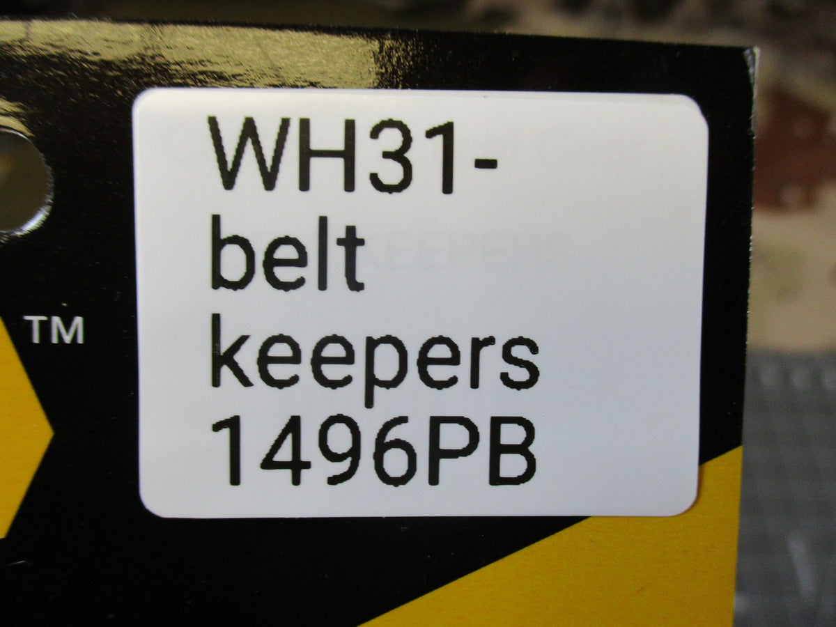 Hero's Pride 1496PB Belt Keepers 4-Pack for 2" Duty Belts Black Smooth New