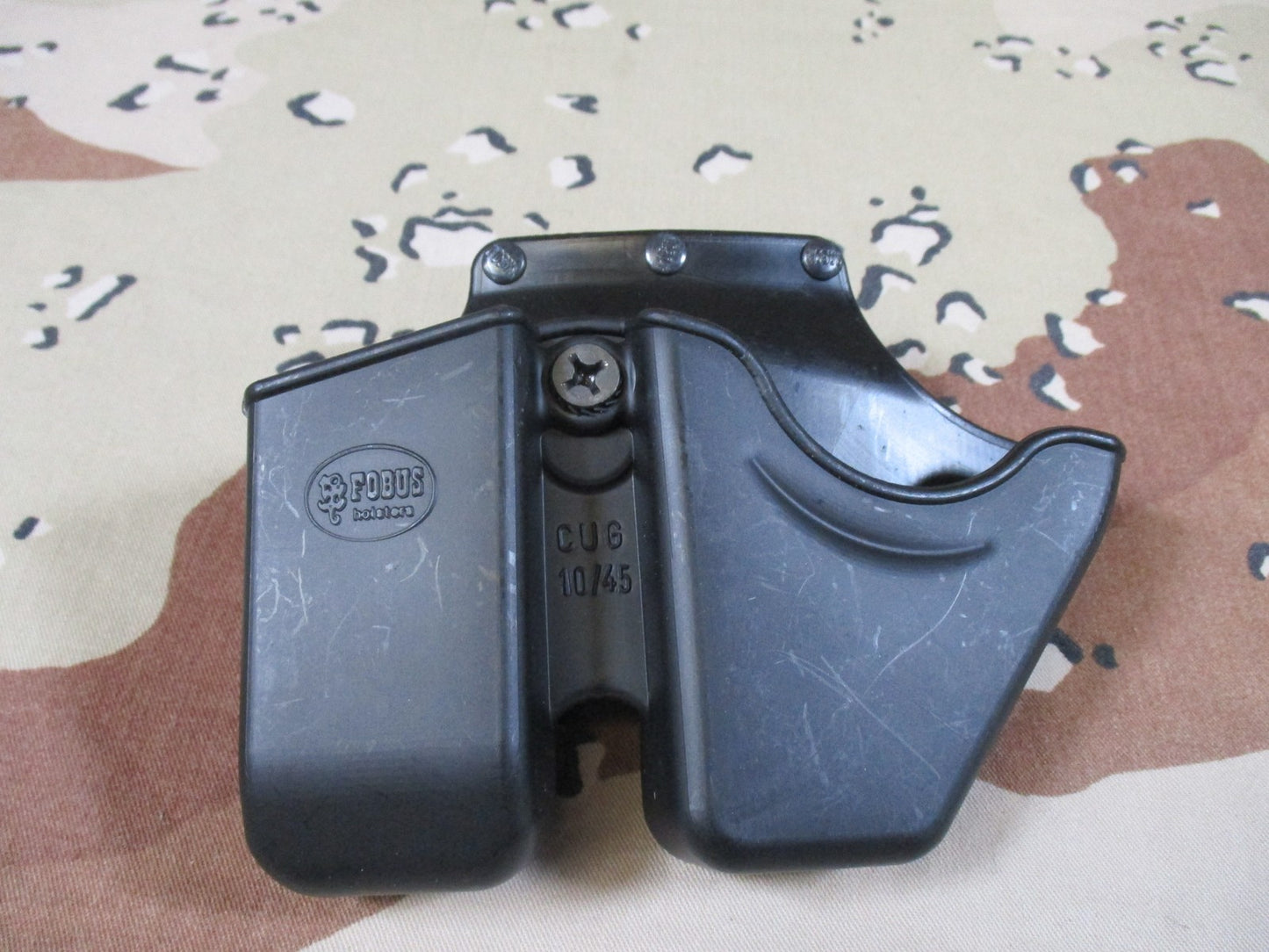 Fobus CUG 10/45 Combo Pouch .45 Mag & S&W Model 100 Handcuff Holder Belt Mount