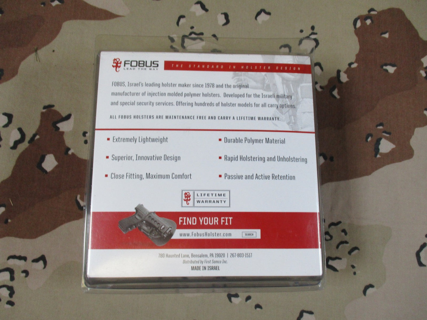 Fobus CUG 10/45 Combo Pouch .45 Mag & S&W Model 100 Handcuff Holder Belt Mount