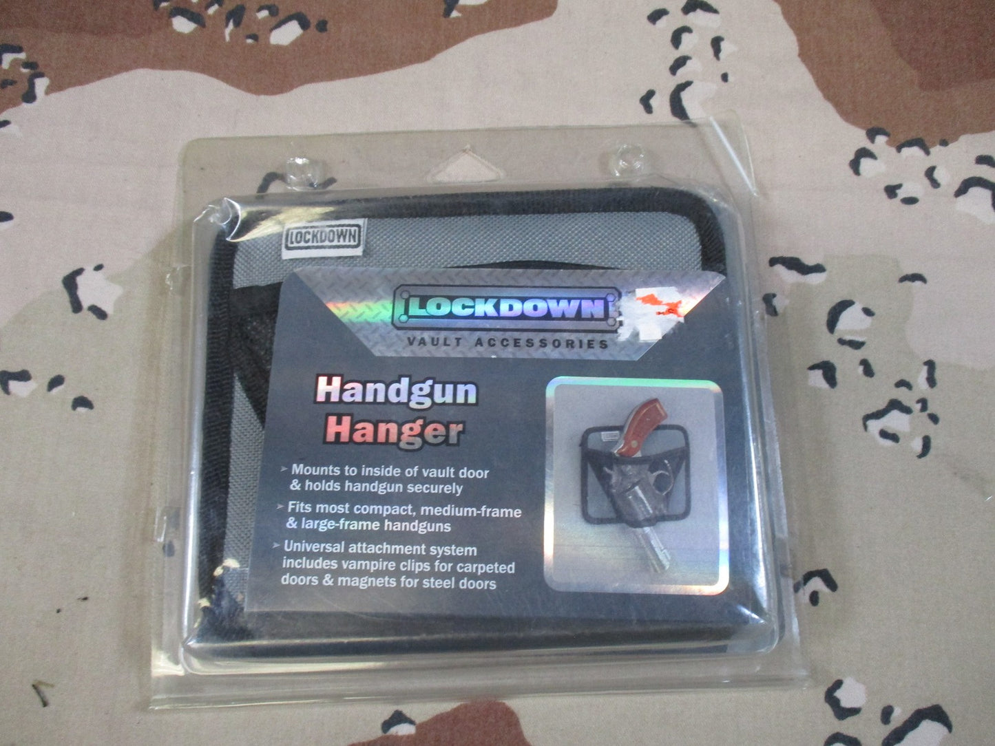 Lockdown Handgun Hanger Vault Accessory Safe Storage Mount New #222-172