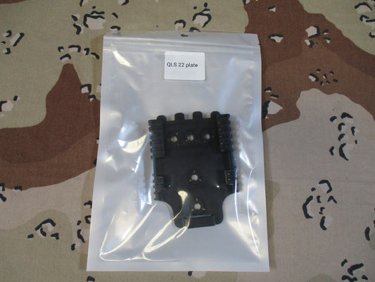 Safariland QLS 22 Receiver Plate Quick Locking System Holster Accessory Black